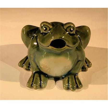 Invencion 3 in. Miniature Ceramic Frog Figurine IN2803618